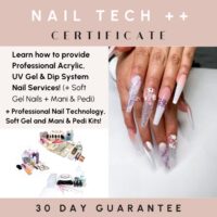 Full Nail Technology Course with Soft Gel (4 Systems) + Manicure & Pedicure